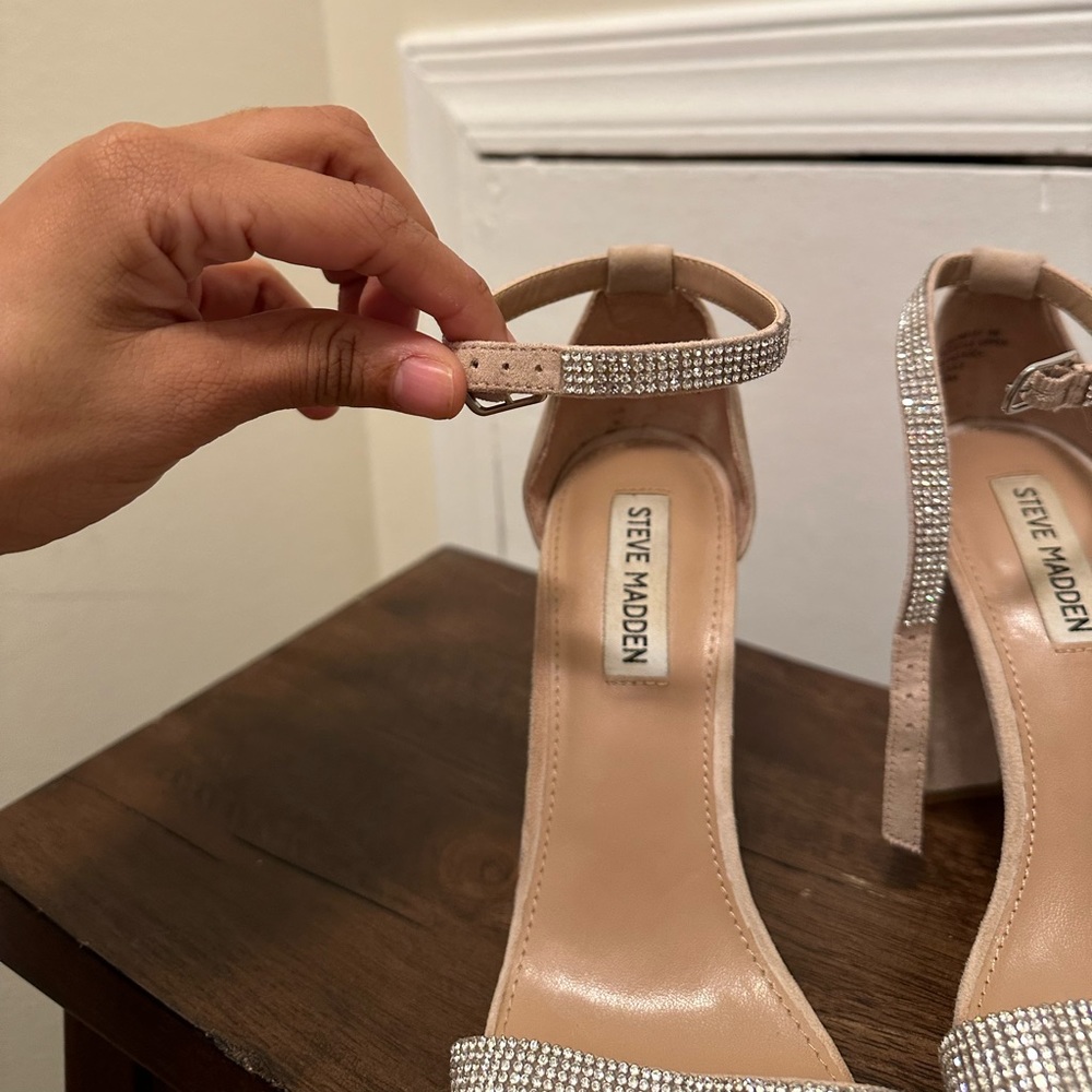 Steve Madden Rhinestone Heels - Picture 6 of 9
